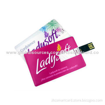 4Giga USB card-shaped flash driver